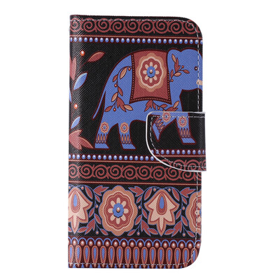 

Brown elephant Design PU Leather Flip Cover Wallet Card Holder Case for SAMSUNG S7EDGE
