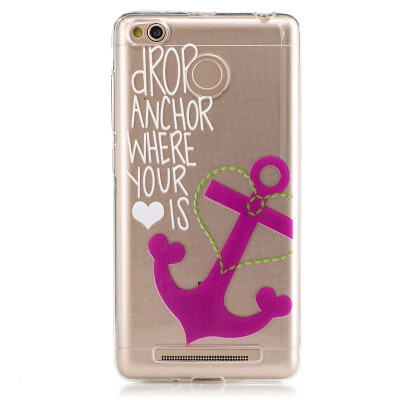 

Anchor Dress girl Pattern Soft Thin TPU Rubber Silicone Gel Case Cover for XiaoMi Red Mi 3S