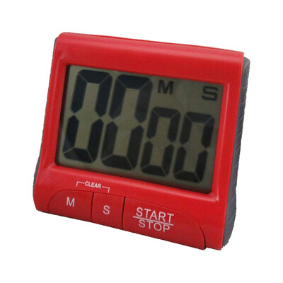 

Большой ЖК-дисплей Цифровой кухонный таймер обратного отсчета Up Clock громкий сигнал тревоги