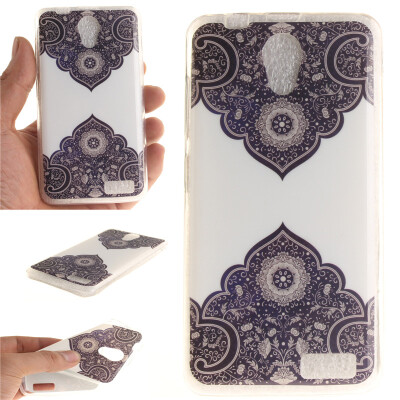 

Diagonal totem Pattern Soft Thin TPU Rubber Silicone Gel Case Cover for Lenovo A319