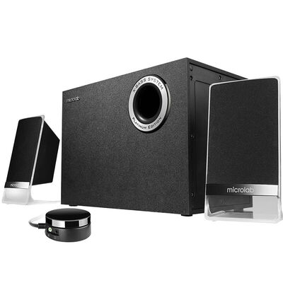 

Microlab (Microlab) M-200BT Bluetooth Speaker Платиновая версия 4.0 Смарт 2,1 мультимедийный динамик стерео провод черный
