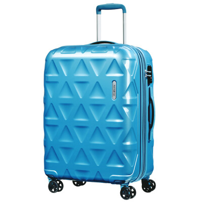 

Samsonite Tri-Go Embossed Plaid Ms Expandable Universal Wheel Trolley Hard Case I1711001 Sea Blue 20 Inch