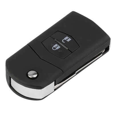 

Folding Flip 2 Button Remote Key Fob Case Replace Shell fit for MAZDA 3 5 6