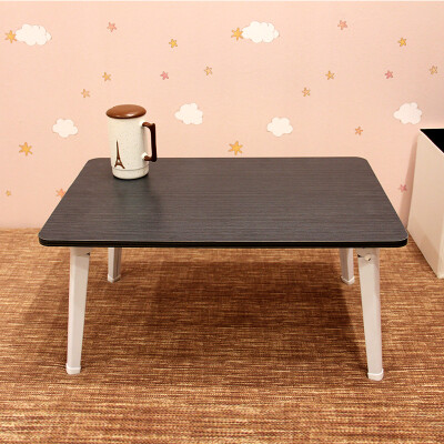

Double computer table elephant legs black brushed simple laptop desk bed dormitory lazy table simple folding learning desk home dining table household tatami table