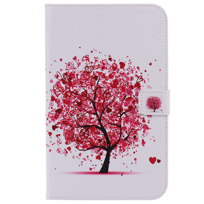 

Tree Design PU Leather Flip Cover Wallet Card Holder Case for SAMSUNG T715