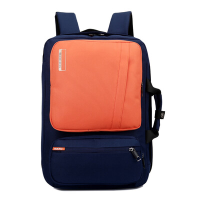 

Saint-Languo (SOCKO) computer bag 17-inch men and women shoulder shoulders multi-purpose package Korean casual backpack portable briefcase SH-668 orange