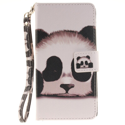 

Panda Design PU Leather Flip Cover Wallet Card Holder Case for WIKO Lenny 2