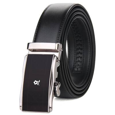 

Mont Turnle MONTAGUT belt male leather automatic buckle simple Korean version of the tide men&39s belt gift set business casual belt with R743110041A black