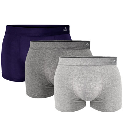 

[Jingdong supermarket] Heng Yuanxiang modal men's underwear in the waist star print flat underwear 3 pack combination of two 185/110