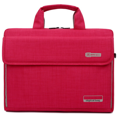 

British BRINCH computer bag 133 inch Apple Lenovo Dell portable shoulder notebook computer bag BW-216 pink