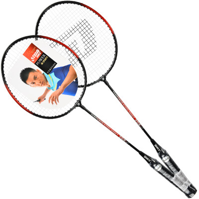 

Red Double Happiness (DHS) badminton racket on the beat couple badminton 208 red threading