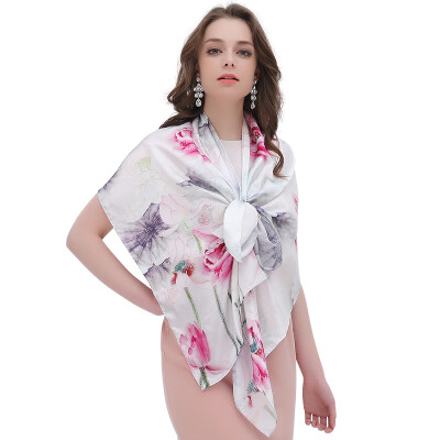 

[Jingdong supermarket] one meter painting yarn (yimihuasha) Mulan drunk silk scarf female silk silk shawl scarf