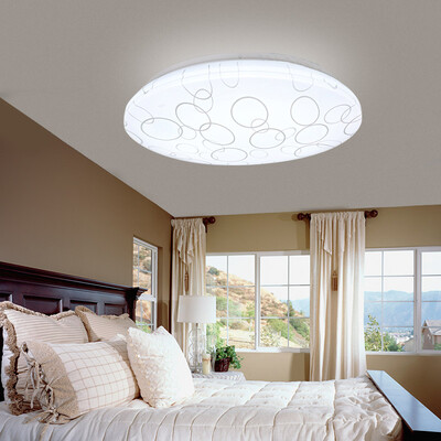 

NVC Ceiling Lamps Living Room Lamps Bedroom lights led lamps fashion simple regiment round balconies round monochromatic light 18W 6500K