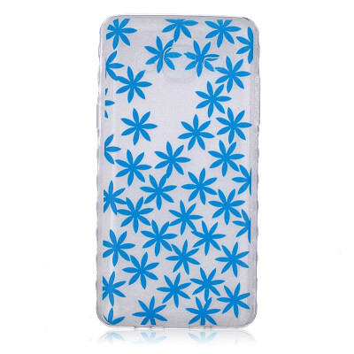 

Blue chrysanthemum Pattern Soft Thin TPU Rubber Silicone Gel Case Cover for SAMSUNG GALAXY On5 G550