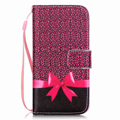 

Bowknot Style PU Leather Flip Cover Wallet Card Holder Case for Iphone 7