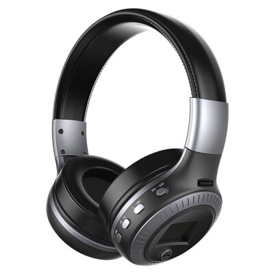 

New Zealot B19 LCD Screen Wireless Stereo Bluetooth Headphone Handsfree Headset With Microphone FM Radio TF Card Slot