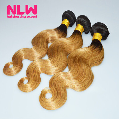 

Brazilian Body Wave Nice Full 8A Ombre Virgin Hair 3 Bundles Extension DIY Sew In Sweet Lovely Hairstyle Frizz-free Black Girls