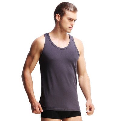 

Jingdong Supermarket Hengyuan Xiang Vest Men&39s elastic cotton Slimming shirt sports sweat pearl blue 2 pieces installed 180105