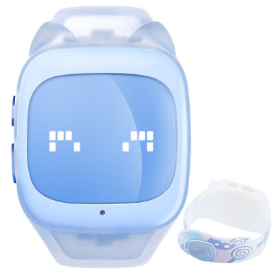 

Teemo) children's smart phone watch GPS positioning Sogou produced anti-lost water mass story sky blue (lollipop - call version