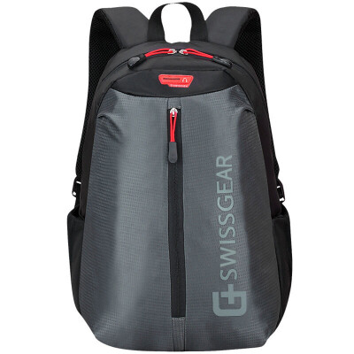 

SWISSGEAR Shoulder Bag Waterproof Notebook Shoulder Computer Bag 14.6 "Men and Women Student Bag Fashion Casual Travel Bag Backpack SA-7319 Gray