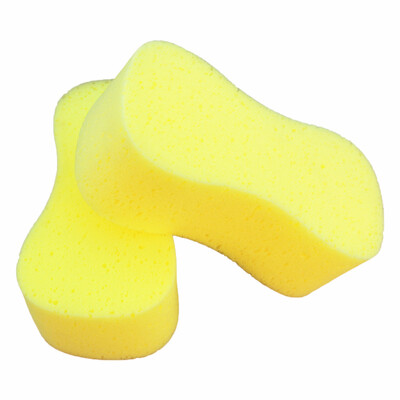 

Car kiss car wash sponge high foam car wash sponge wax sponge on the loaded 2 pieces