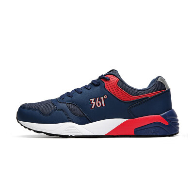 

361 degrees men running cultural shoes 671642205-3 manor blue / F1 red 41