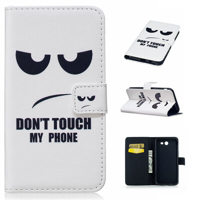 

Eye Design PU Leather Flip Cover Wallet Card Holder Case for Samsung Galaxy J3 2017J311