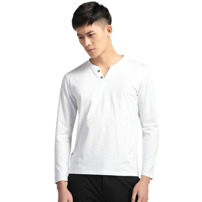 

HODO Business Casual Long-Sleeve V-Neck T-Shirt