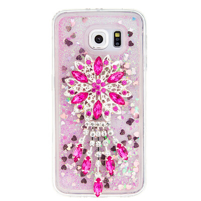 

Dynamic Quicksand Glitter Liquid Soft TPU Case Cover For SAMSUNG S6