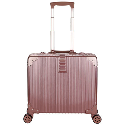 

Desenzion Saber Customs Code Locked Universal Cylindrical Roller Trolley Case Ladies & Souvenirs Purple 18 "MT7777-1