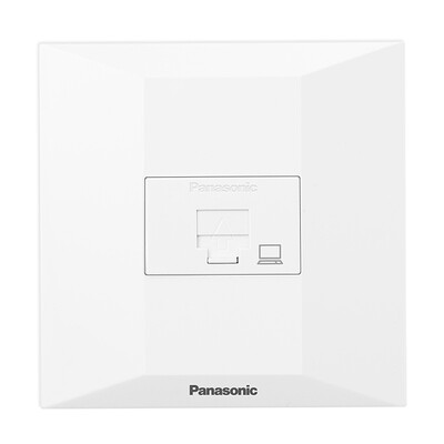 

Panasonic (Panasonic) 86-ти кнопочная розетка гнездо для компьютера Jane все еще серия WMW411 (элегантный белый)