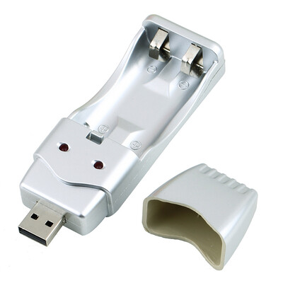 

New Rechargeable NiMH Battery AA AAA High Capacity USB Charger