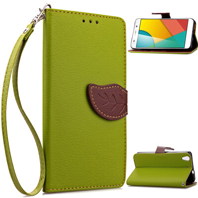 

Green Design PU Leather Flip Cover Wallet Card Holder Case for Huawei Honor 4AY6