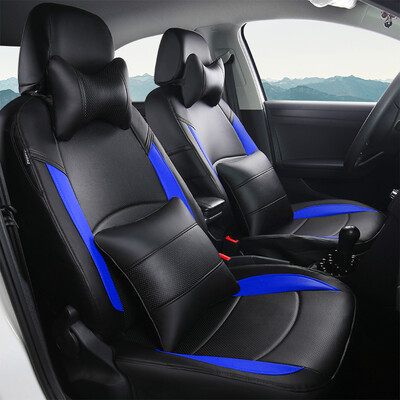 

MUNIUREN Four Seasons General Motors Seat Cover High-end PU Special All-inclusive Seat Cover Fashion Air Special Factory Direct Straight Dynamic Black Blue Extreme