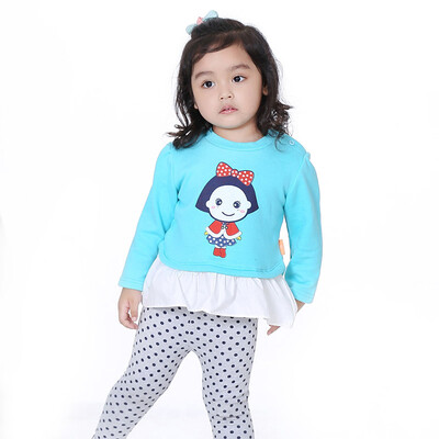 

(TINSINO) new girl suit baby clothes baby long-sleeved sweater children's trousers two-piece set THY0512440H6 cloak girl light yellow 100