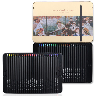 

Marco 3220-48TN Reynolds Series 48 Color Black Wood Water-soluble color pencil / color pen / color lead box