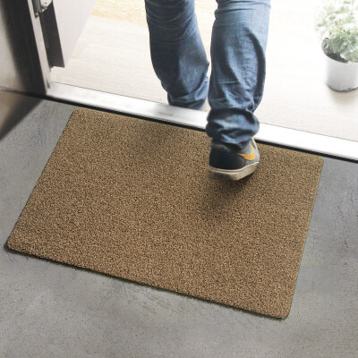 

Jingdong supermarket] rich home (FOOJO) anti-skid mat mat door pad mat coffee color 90 * 60cm