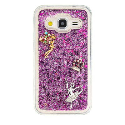 

Dynamic Quicksand Glitter Liquid Soft TPU Case Cover For SAMSUNG G360