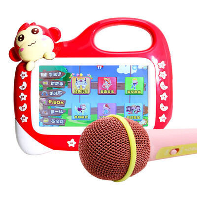 

[Jindong morning education] extreme space (JDBF) early education video story machine children learning machine educational toys rechargeable download PF7002 blue 7 inch screen 16G memory +2 microphone