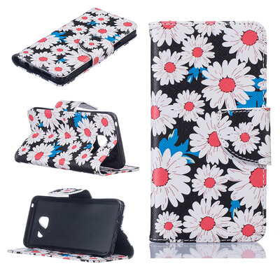 

Chrysanthemum Design PU Leather Flip Cover Wallet Card Holder Case for SAMSUNG GALAXY A3 2016A310