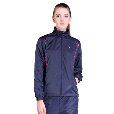 

Playboy (PLAYBOY) PB8200 fashion leisure sports ladies suit dark blue M