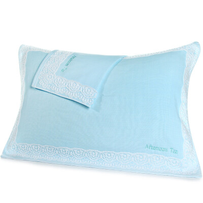 

Jingdong supermarket] Sanli cotton cloth edge pattern pillow pillow 1 on the AB version of 53 × 75cm / 2 installed glacier gray