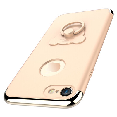 

KOOLIFE Apple 7 phone case protection Apple iphone7 mobile phone shell creative three-stage frosted shell anti-crash shell iphone7 phone shell elegant gold