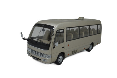

1:24 scale Toyota Coaster 2013 diecast model car Beige