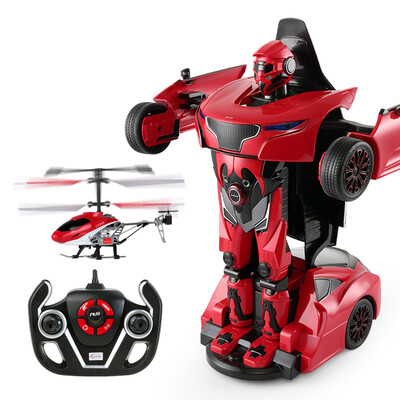 

Star (Rastar) 74700-14 1: 14RS Мужчины дистанционной модификации автомобиль зарядка вертолет ансамбль красного