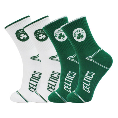

NBA Basketball Socks Men&39s Team Fans Sports socks 2 pairs of Celtics are uniform