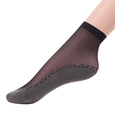

Mona Colorful 10 pairs of socks women&39s soles of the feet plus cotton socks sweat breathable stealth boat socks non-slip socks 10 pairs of black 10 double