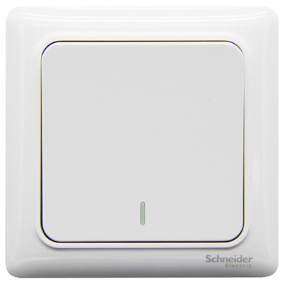 

Schneider (Schneider) switch socket switch panel open a single control switch Rui Yi series white