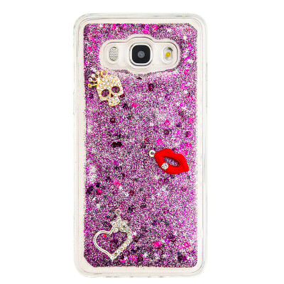 

Dynamic Quicksand Glitter Liquid Soft TPU Case Cover For SAMSUNG J510