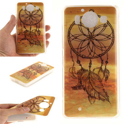 

Dreamcatcher Pattern Soft Thin TPU Rubber Silicone Gel Case Cover for Nokia Lumia950